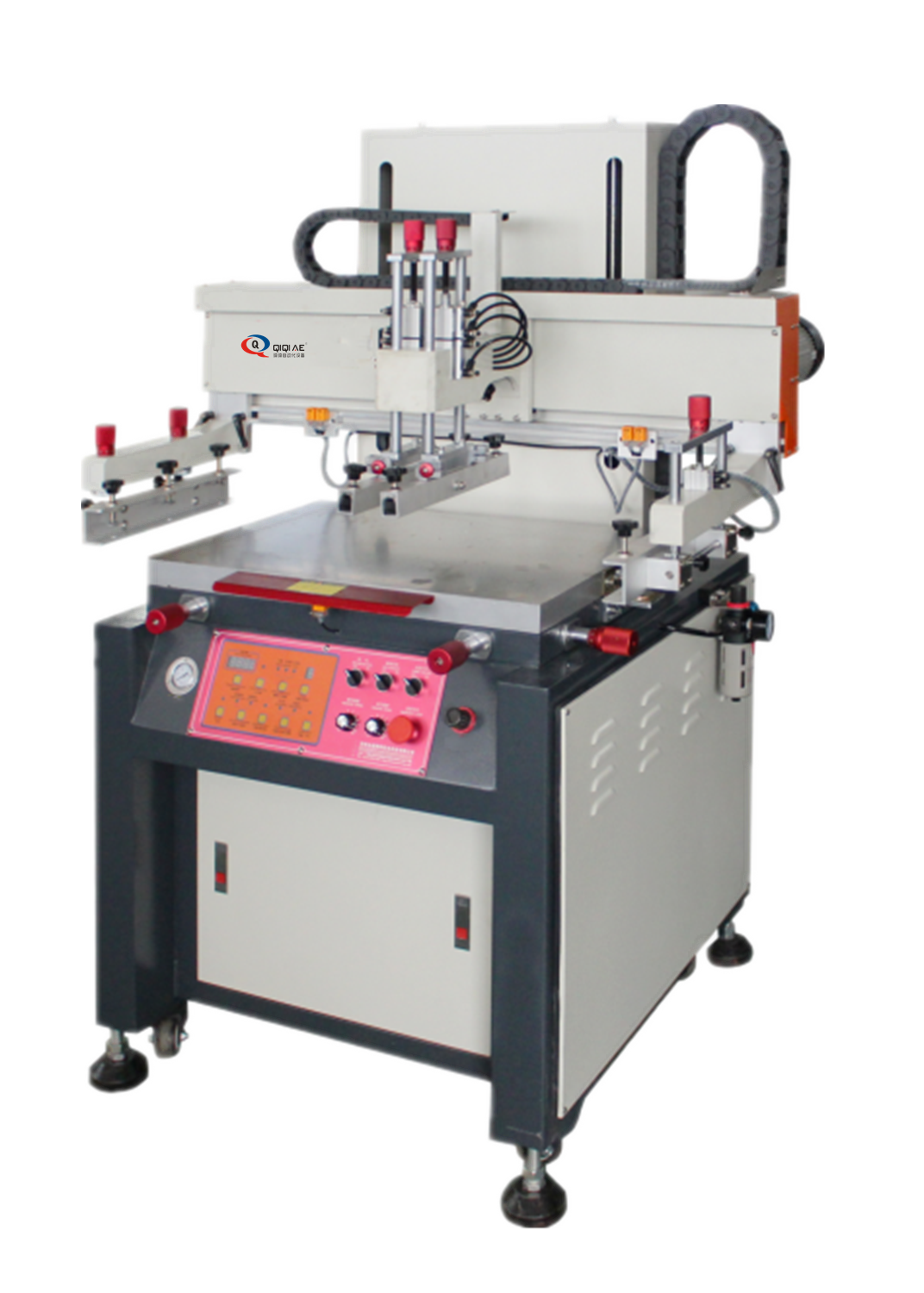 立式移位平面絲網(wǎng)印刷機(jī)/半自動專用油墨銀漿印刷機(jī)(圖1) 立式移位平面絲網(wǎng)印刷機(jī)/半自動專用油墨銀漿印刷機(jī)(圖1)